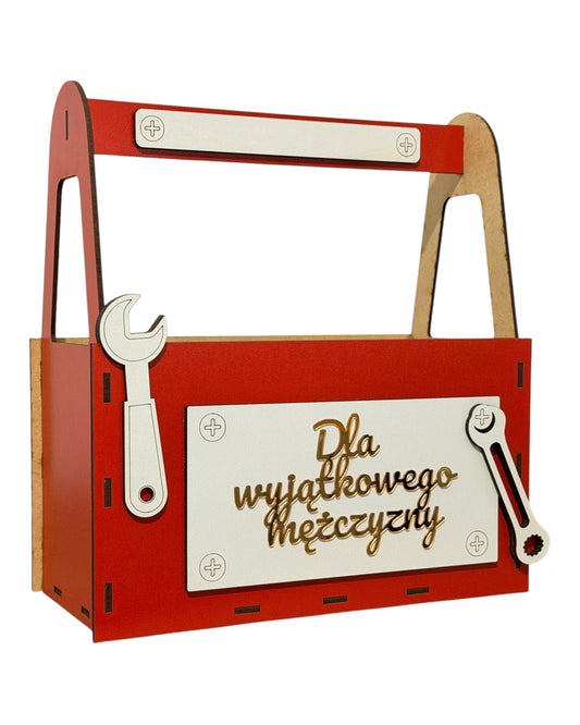 Skrzynka narzędziowa na prezent Dla wyjątkowego mężczyzny / Kochanemu Tacie