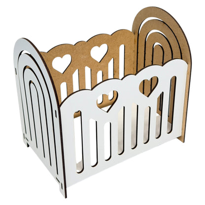 Flowerbox w Kształcie Łóżeczka – Idealny Prezent na Chrzest i Baby Shower!