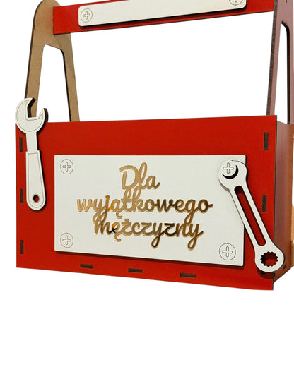Skrzynka narzędziowa na prezent Dla wyjątkowego mężczyzny / Kochanemu Tacie