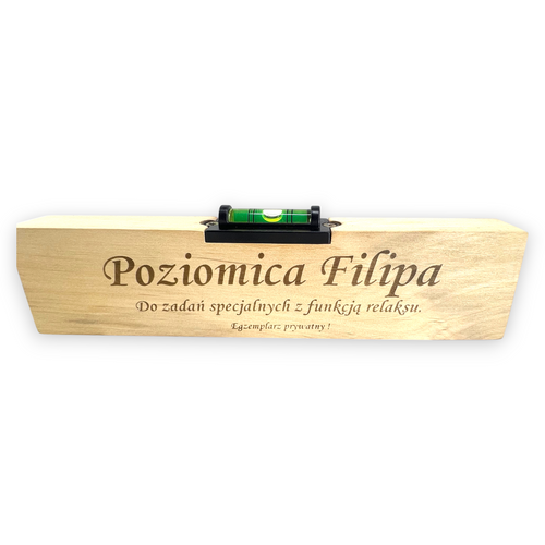 Prezent  Poziomica z Otwieraczem Personalizowana  Urodziny Imieniny Grawer