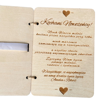 Prezent na ślub wesele PUDEŁKO KARTKA ŻYCZENIA personalizacja 7 WZORÓW