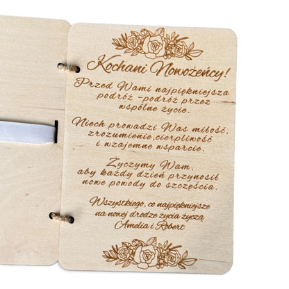 Prezent na ślub wesele PUDEŁKO KARTKA ŻYCZENIA personalizacja 7 WZORÓW