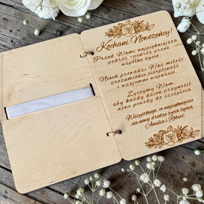 Prezent na ślub wesele PUDEŁKO KARTKA ŻYCZENIA personalizacja 7 WZORÓW