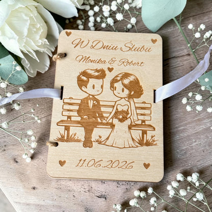 Prezent na ślub wesele PUDEŁKO KARTKA ŻYCZENIA personalizacja 7 WZORÓW