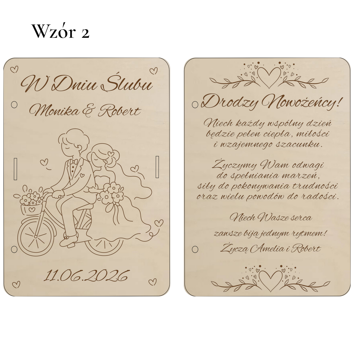 Prezent na ślub wesele PUDEŁKO KARTKA ŻYCZENIA personalizacja 7 WZORÓW