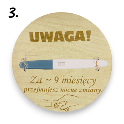 Informacja o Ciąży Zostaniesz Tatą Grawer Przyszły Tata Nowina
