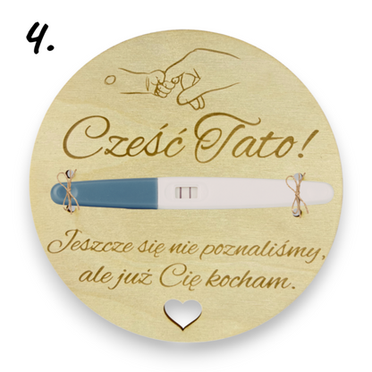 Informacja o Ciąży Zostaniesz Tatą Grawer Przyszły Tata Nowina