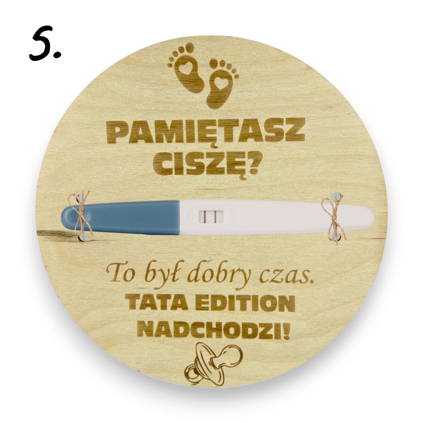 Informacja o Ciąży Zostaniesz Tatą Grawer Przyszły Tata Nowina